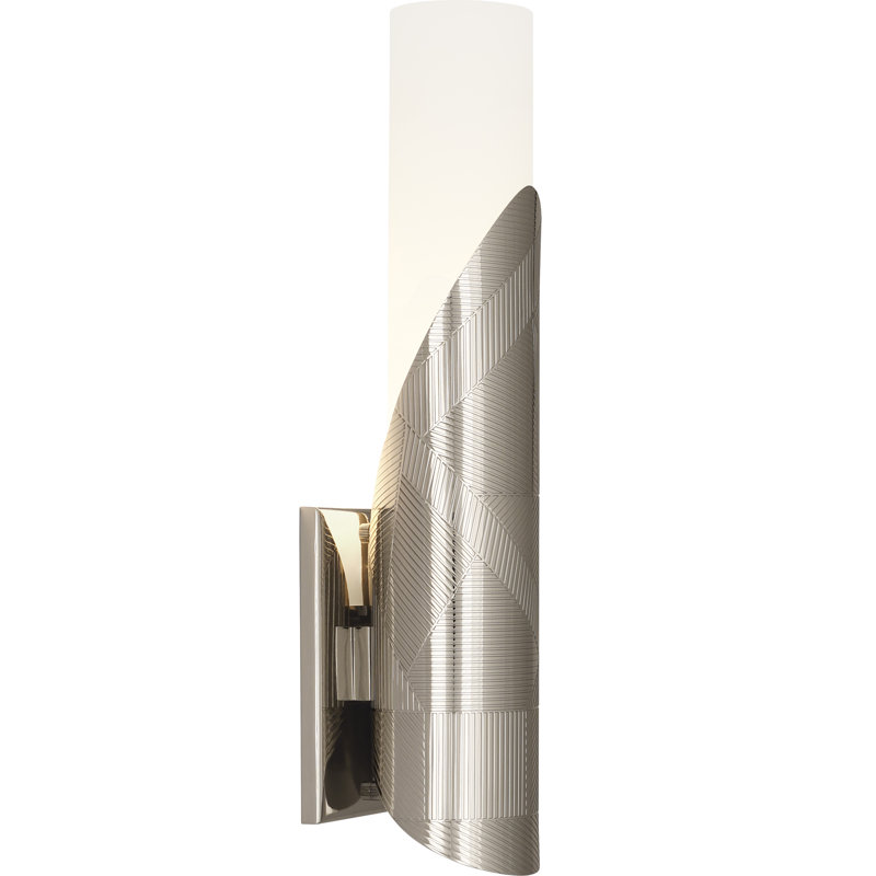 Brut 1 - Light Armed Sconce, Polished Nickel