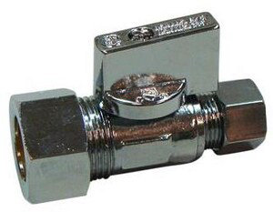 Robinet droit 3/8 "x 3/8"