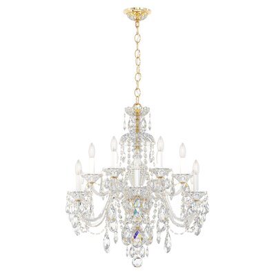 Schonbek Sterling 12 - Light Glass Chandelier & Reviews | Perigold