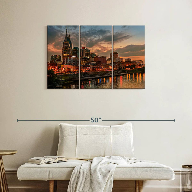 Horizon de Sirci Nashville Sundown, H 24 po x l 38 po