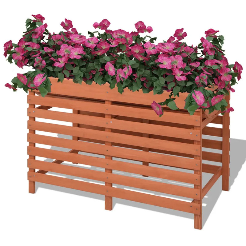 Mcwethy Wood Planter Box, 71 x 100 x 50 cm