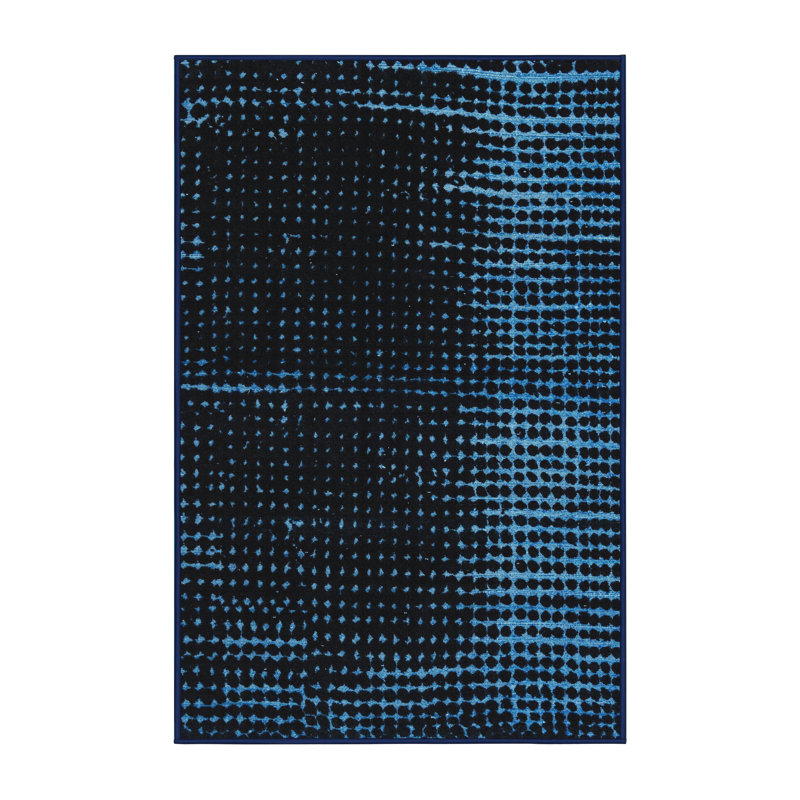 Tapis abstrait moderne 4407, Rectangle de 2 pi x 3 pi