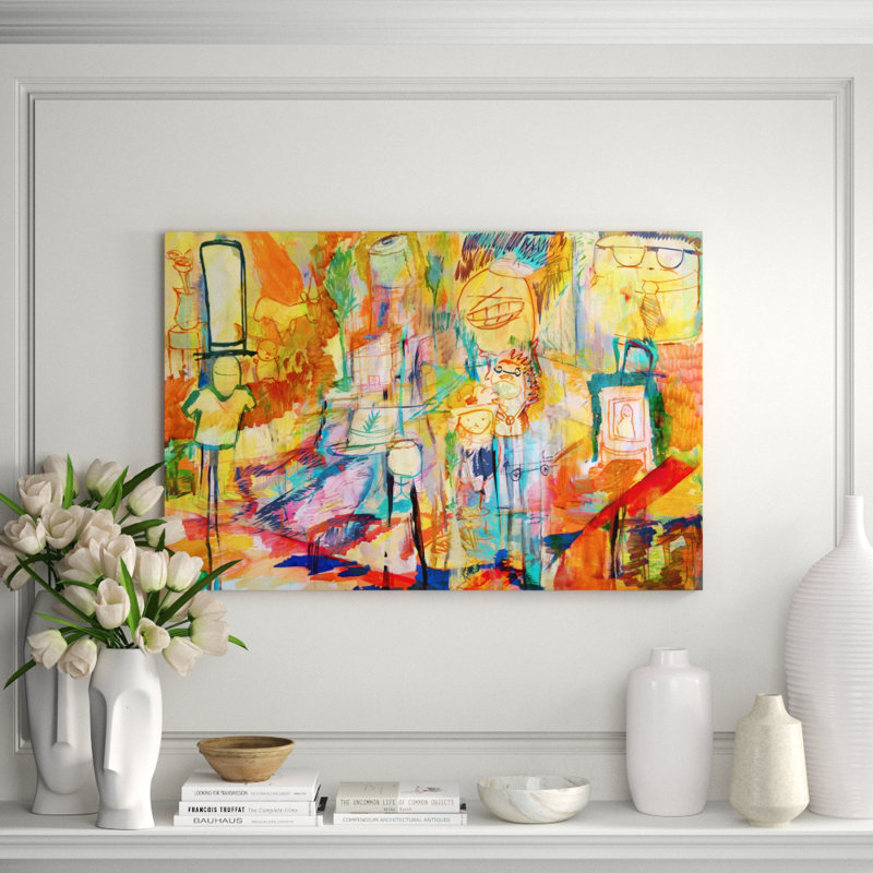 Hello Everyone Print by Dylan Grey, 36" H x 54" W, Image Brush Gel