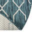 Tapis intérieur / extérieur bleu sarcelle Joniell-229815199