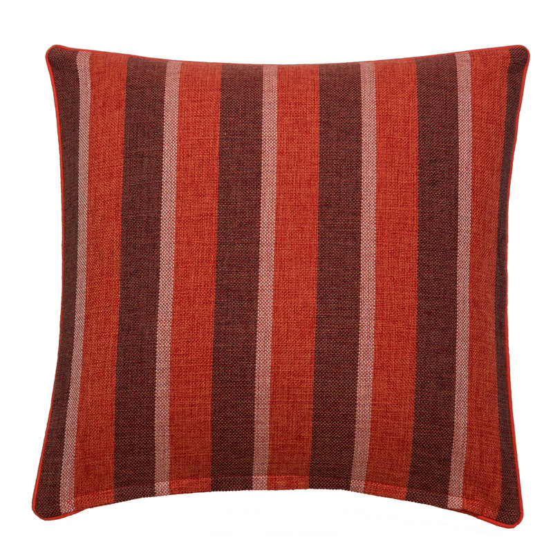 Colleyville Plaid Square Cushion, 43 x 43cm, Terracotta