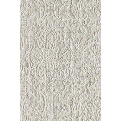 Tapis ivoire / beige à motif floral Bullis