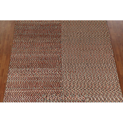 Contemporary Abstract Oriental Area Rug 8x10