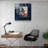 Elegant Decorative Tempered Glass Painting, 40 x 40 Inches | 100% Tempered Glass, Thickness: 0.16 Inches | UV Printing for Vibrant Colors & Durability | Perfect for Home Decor & Art Enthusiasts