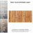 Bamboo  5-7/8"x11-7/8" Fluted Ceramic Wall Tile-90732247