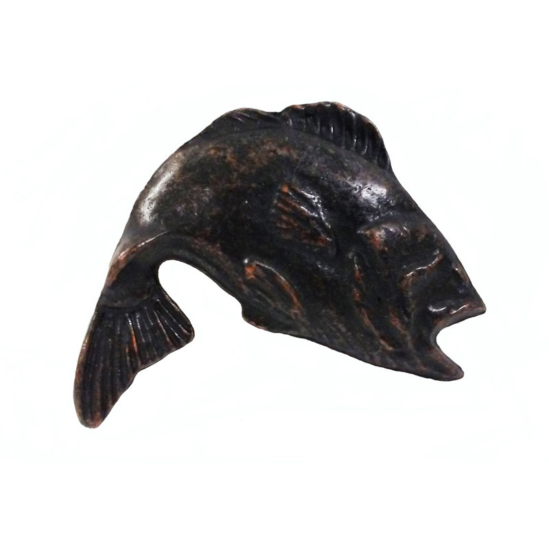 Poignée fantaisie surdimensionnée pour animaux 2 po, Bronze huilé