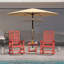 Chaise berçante d'extérieur surdimensionnée en PEHD avec pied de lit-2129591456