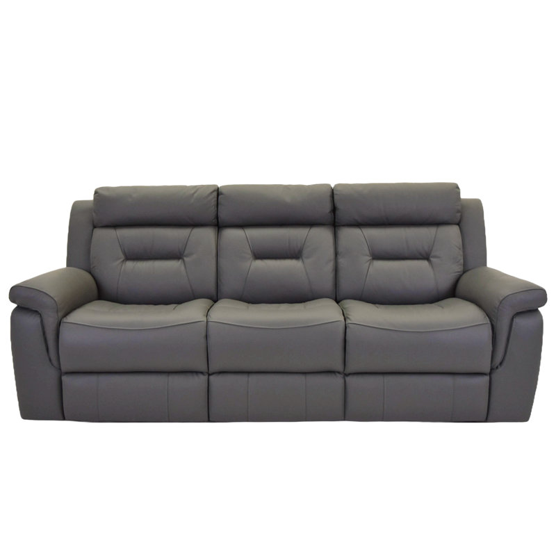 Demea 3 Seater Genuine Leather Electric Recliner
