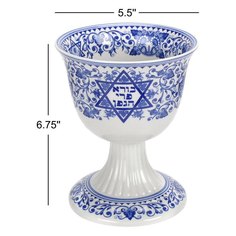 Coupe de Kiddouch 6 oz Spode Judaica