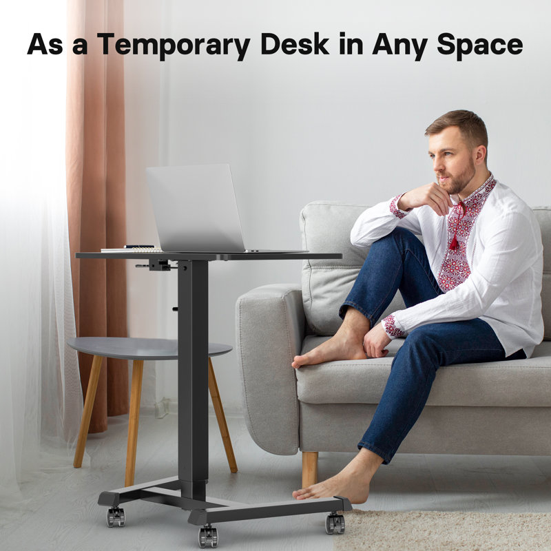 Height Adjustable Standing Desk, Black