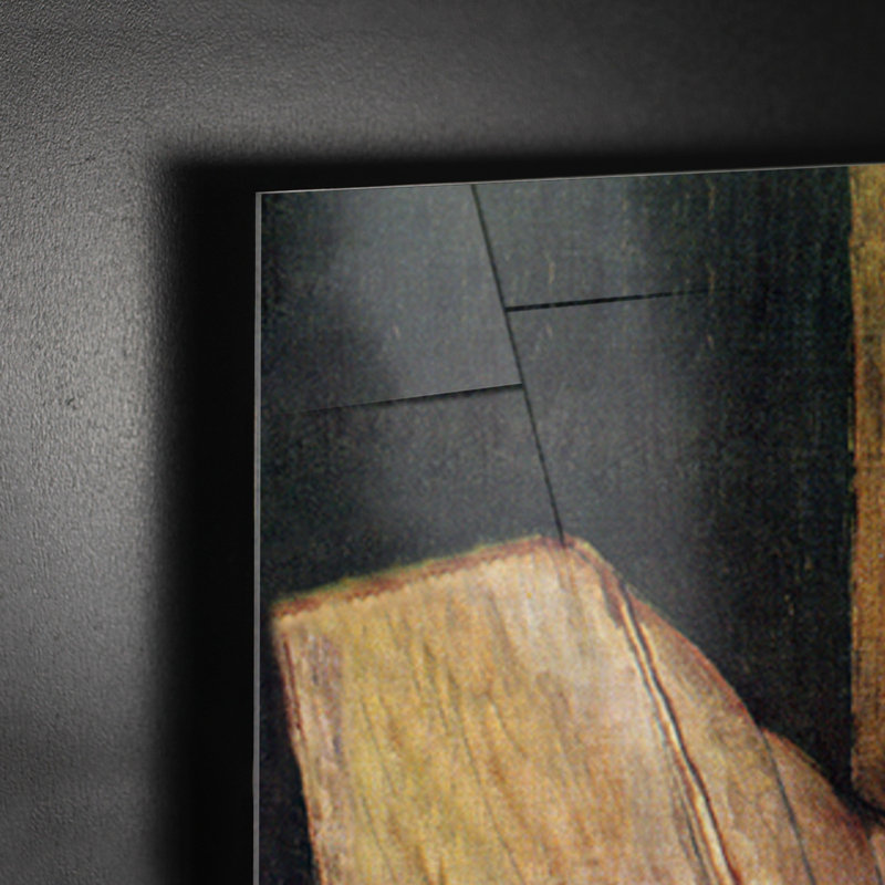 Il Cowboy Dal Cappello Bianco by Giallobus - Unframed Painting on Vetro Acrilico Plexi