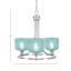 Lustre 3 lumières en verre noir mat 6 po Mukkesh-1245215036-1245215027