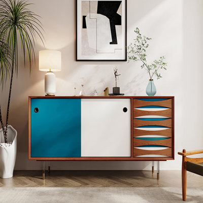 Modern simple entrance storage cabinet sideboard