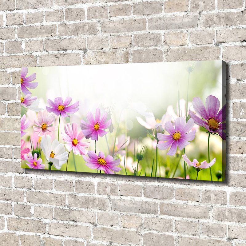 Flowers On The Meadow - Wrapped Canvas Print