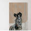 «Bonjour Zebra», reproduction sur toile tendue-27175419