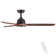 52" Farmhouse Rustic  Led Ceiling Fan With Remote Control