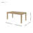Damascus Acacia Solid Wood Dining Table-365432514-365432512