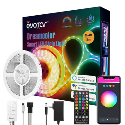 Avatar Controls Outdoor 150 - Bulb 16.4'' Plug-in LED Rope String Light