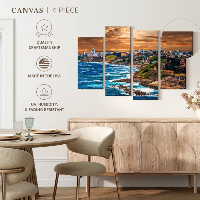 Nicci Puerto Rico Coast, 48" H x 75" W