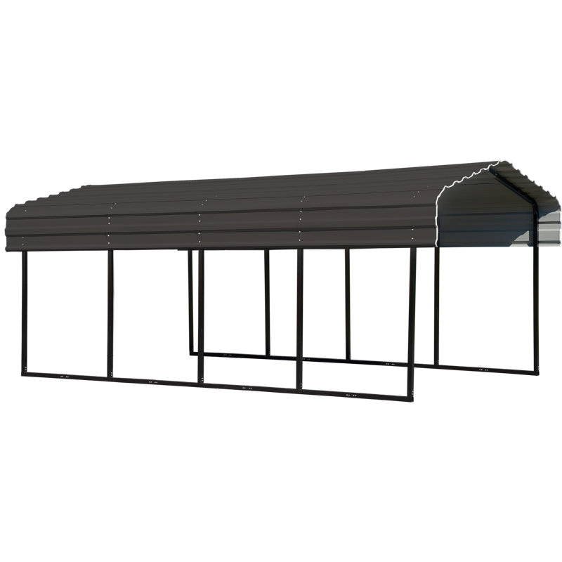 Galvanized Steel Carport, 10X20X7