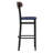 Commercial Metal Barstool with Wood Seat and Boomerang Back-1895090104-1895090106