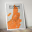 St. Johns City Map - No Frame Print-362999429