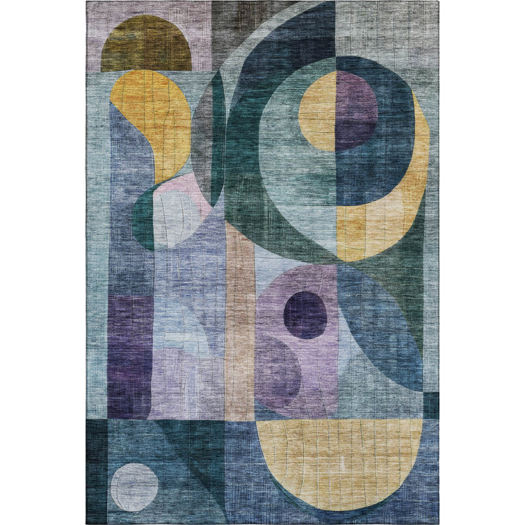 Premium Machine Washable Dimatteo AMF1118 Modern Rug