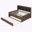 Irmo Bookcase Storage Bed-148509260