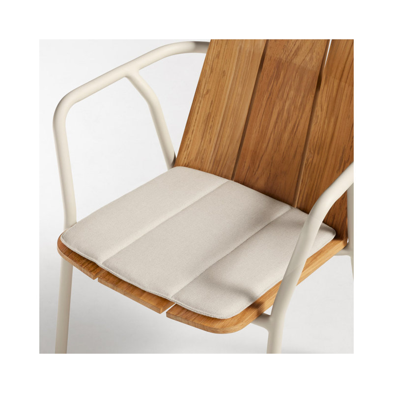 Coussin de siège d'extérieur hors ligne, Sunbrella® blanc