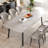 Dining Table with Chair Set of 3-104693575