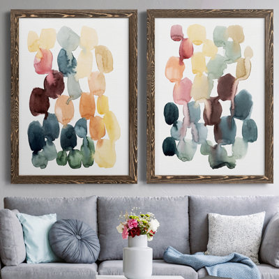 " Desert Stones I " 2 - Pieces Painting Print