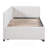 Upholstered Daybed with Trundle, Linen Fabric, No Box Spring Needed, Space-Saving and Durable-114572400-114572402