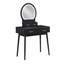 Magnifique commode avec miroir et tabouret avec tiroirs de rangement-116127568
