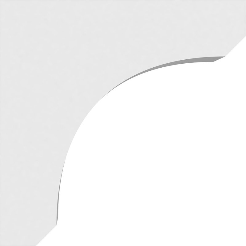 Corbeau standard en uréthane Signature standard, brun clair apprêté, H 12 po x l 5 po x P 12 po