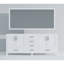 Meuble-lavabo double blanc 84 po X P 22 po D et l 34 po Miroirs-117984768
