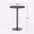 Outdoor 26" Round PE Rattan Patio Bar Table
