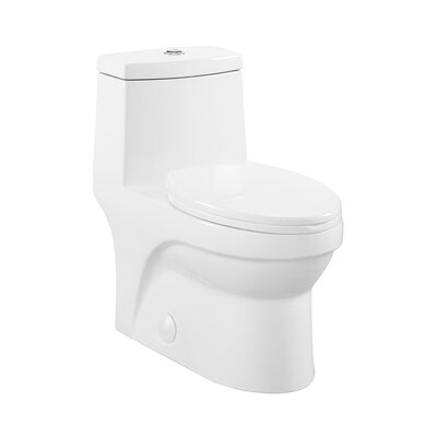 Virage One-Piece Elongated Toilet Vortex Dual-Flush 1.1/1.6 gpf -  Swiss Madison, SM-1T118