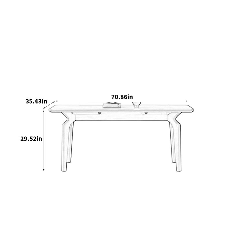 Flavel, H 29,52 po x L 70,86 po x l 35,43 po