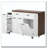 102.3" Kitchen Island with Extendable Dining Table, Kitchen Rolling Island Cart with Trash Storage Cabinet-1396906435