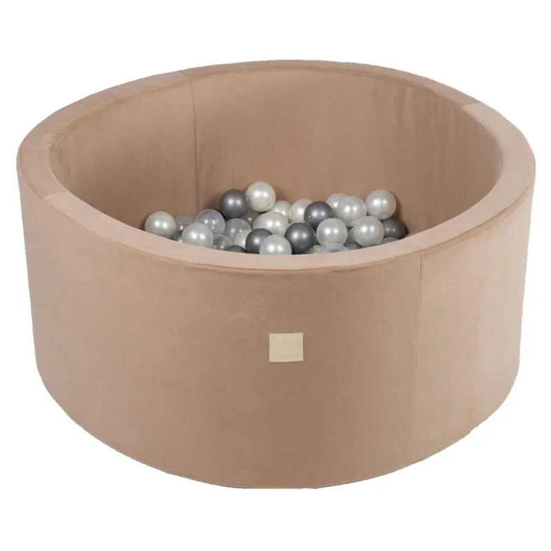 Ball Pit Round Pink with 200 x 6 cm Balls, Gold
