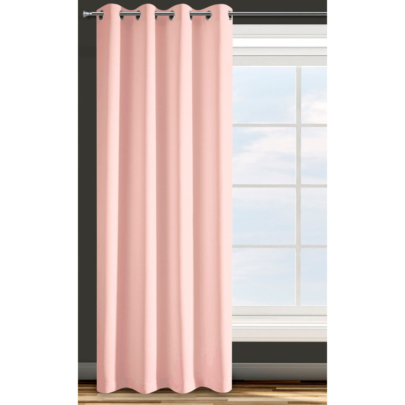 Design 91 Curtains Single Panel, Powder