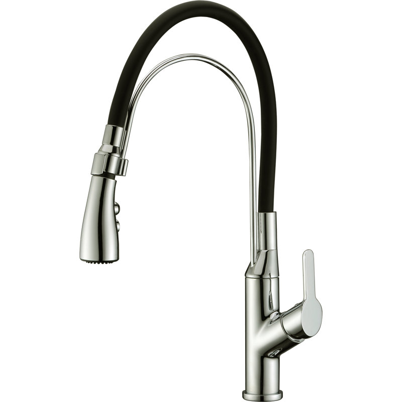 Dawn USA Pull Out Kitchen Faucet, Brushed Nickel