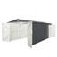 Remise de garage extérieure en métal l 10 pi x P 20 pi Lachezara-88838207