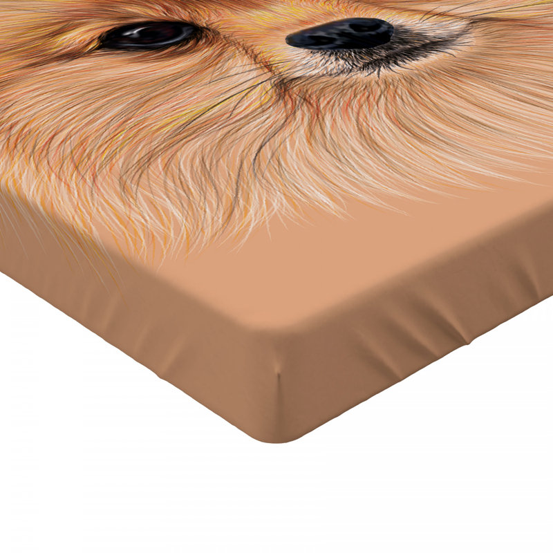 Animal Microfiber Fitted Sheet, Full/Double Fitted Sheet