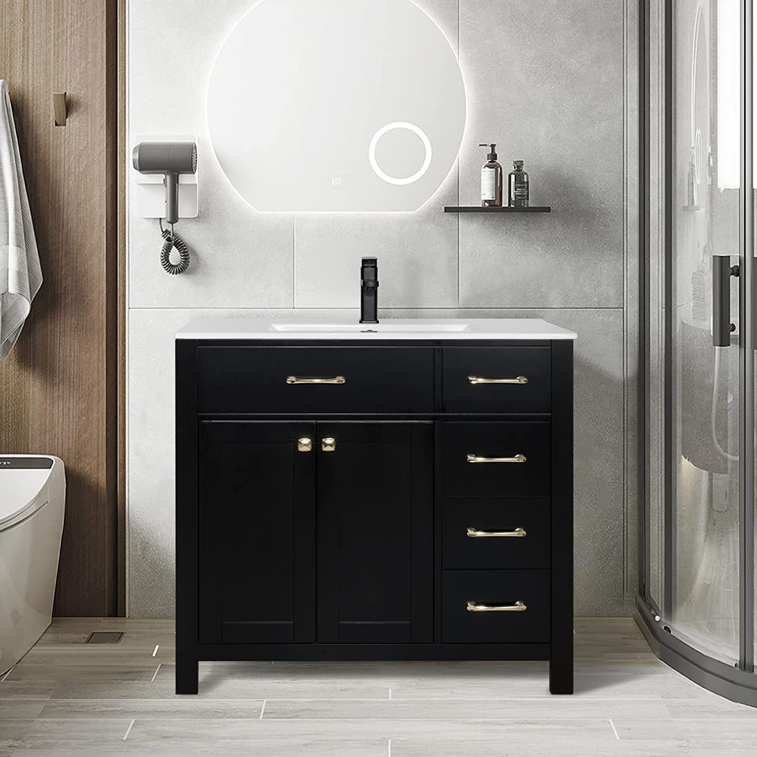 Black Bathroom Accessories Ideas - Tyrrell and Laing