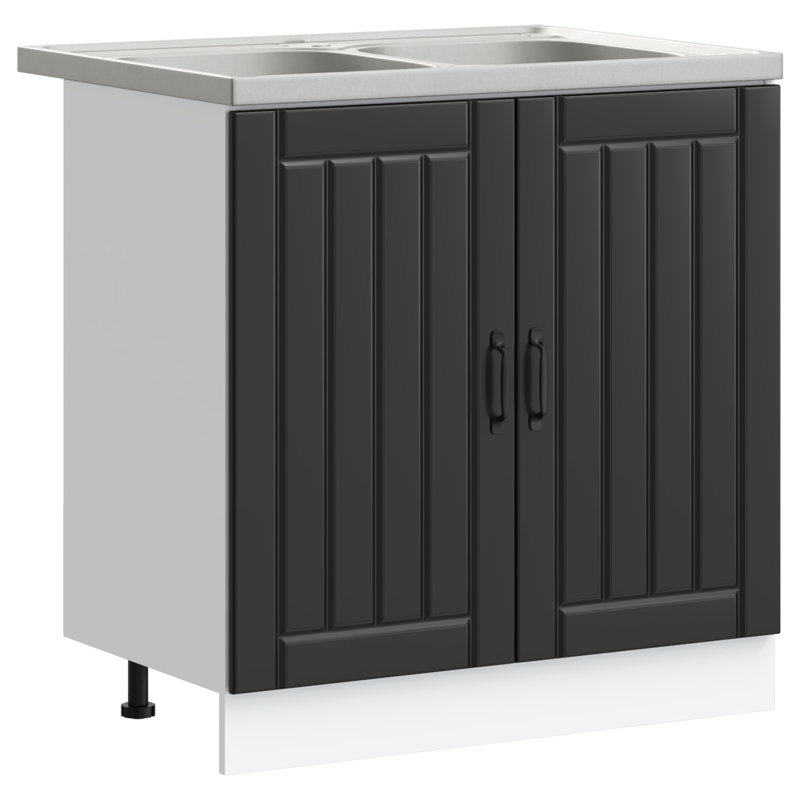 Porto Sink Base Cabinet Porto, Black